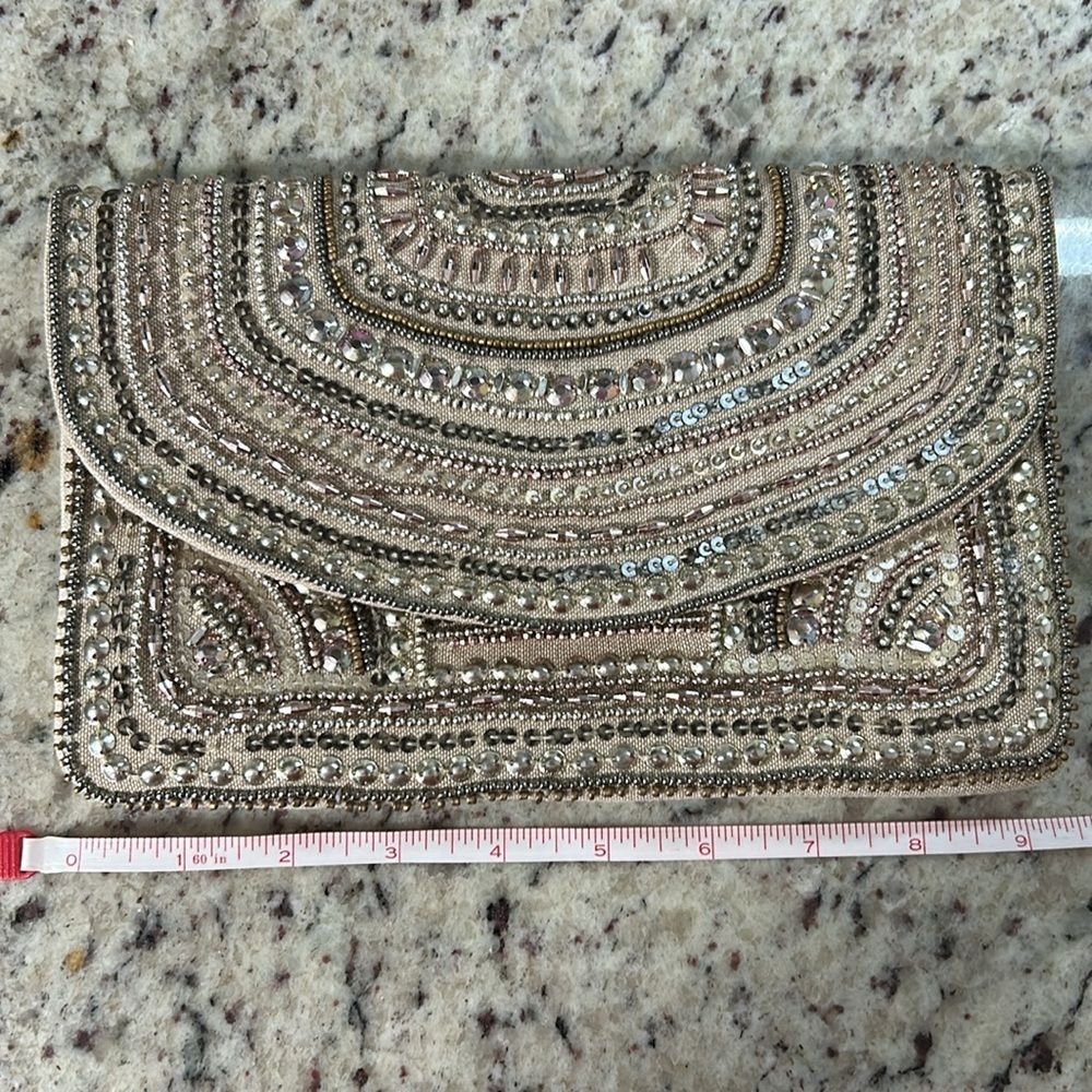 2 Chic Beaded Clutch. NWT